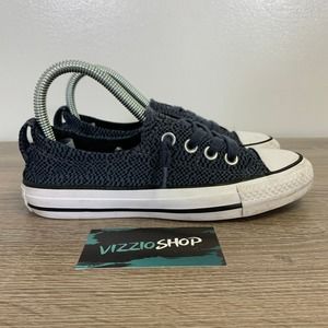 Converse - Shoreline Slip-On Black Sneakers - Women's 5 - 558552F